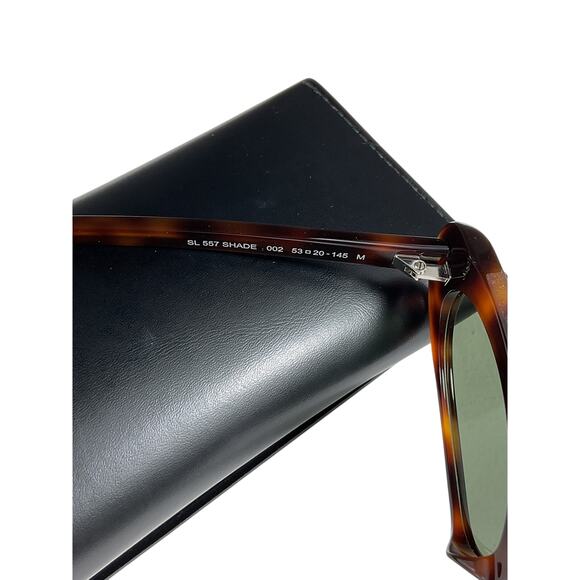 Saint Laurent Sl 557 Brown Acetate Shade Sunglasses Size OS - Picture 6 of 6